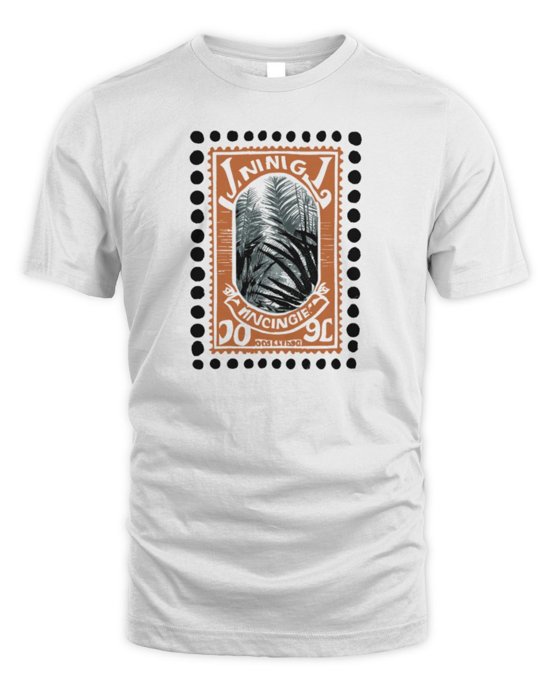 Jungle Us Store Jungle Vintage Orange Stamp T-shirt