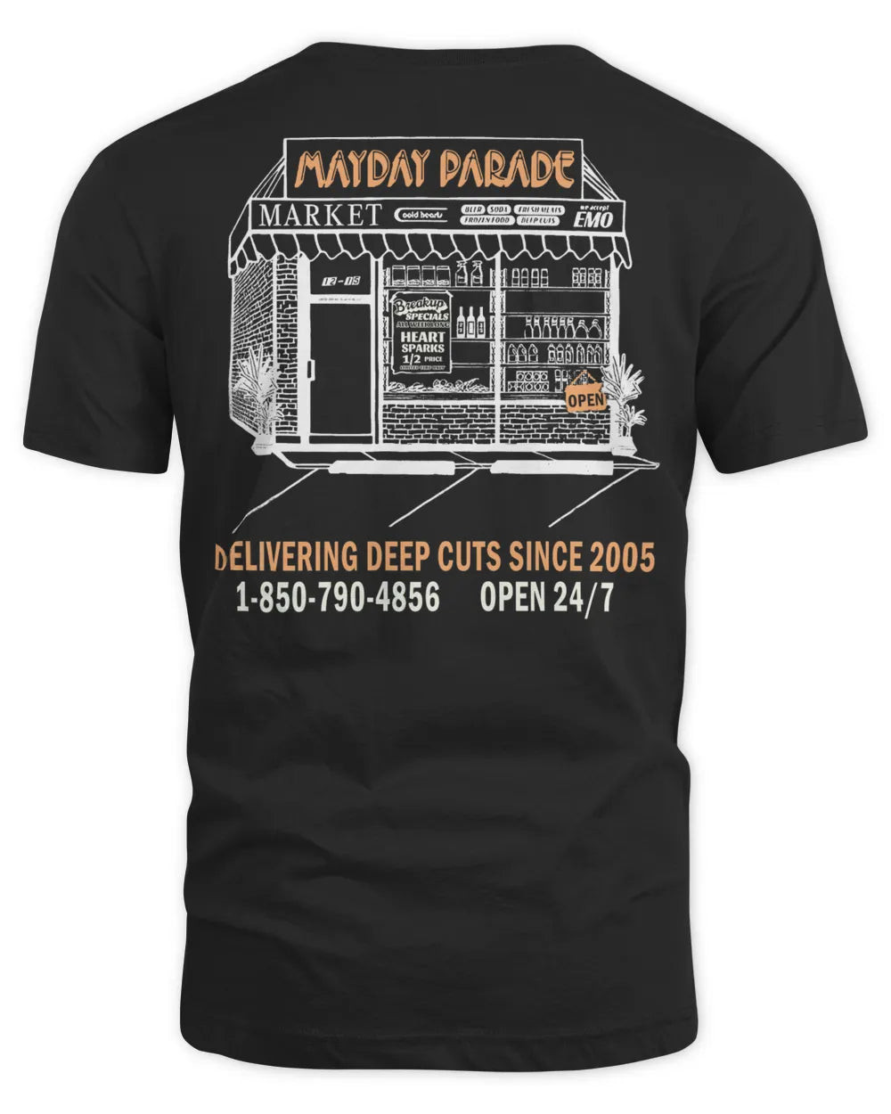 Mayday Parade Merch Bodega Bay Shirt