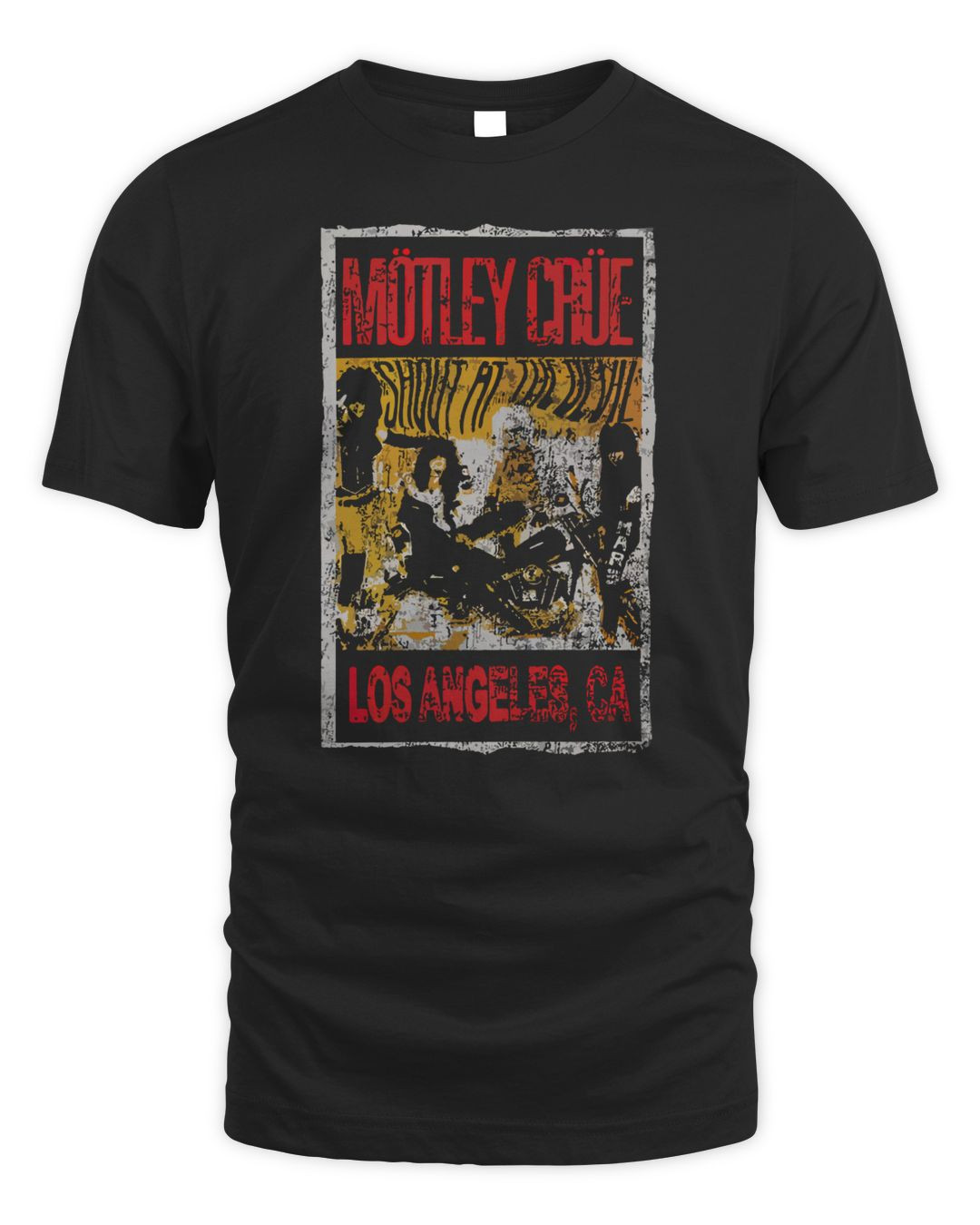 Motley Crue Merch Vintage Punk Flyer Shirt