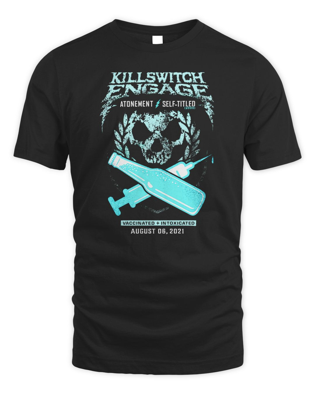 Killswitch Engage Merch Bottle Syringe Streaming Event Shirt