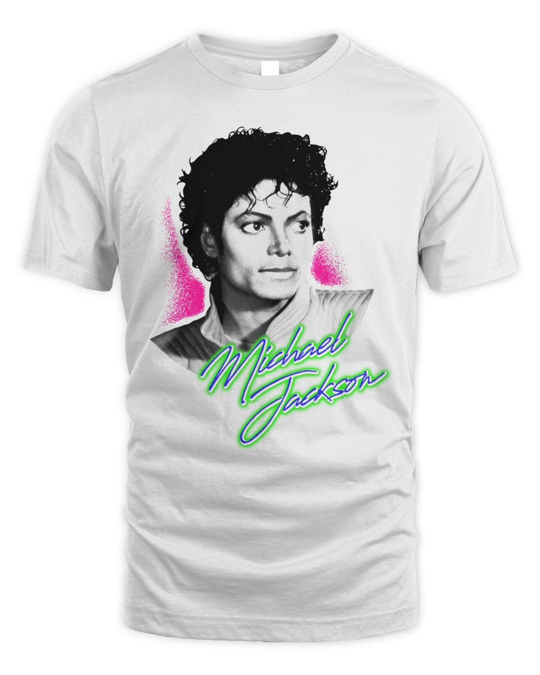 Michael Jackson Merch Photo Glow Shirt