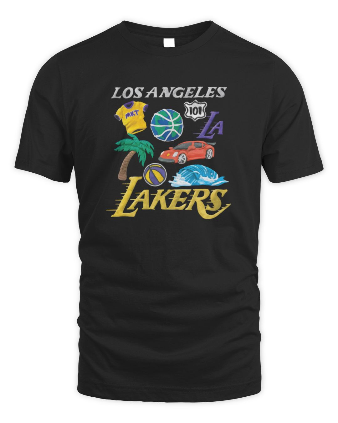 Lakers X Market Short Sleeve Tee Shirt