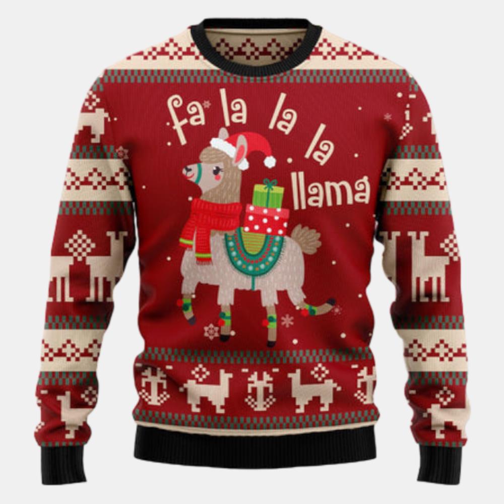Llama Lalala Ugly Sweater