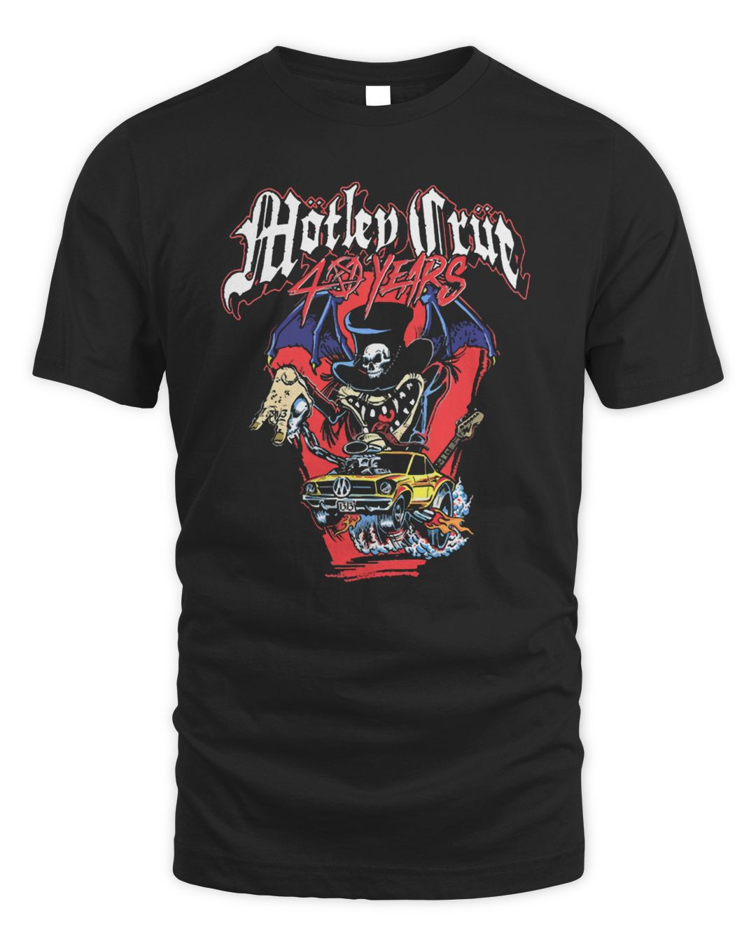 Motley Crue Merch Mick Illustration Shirt