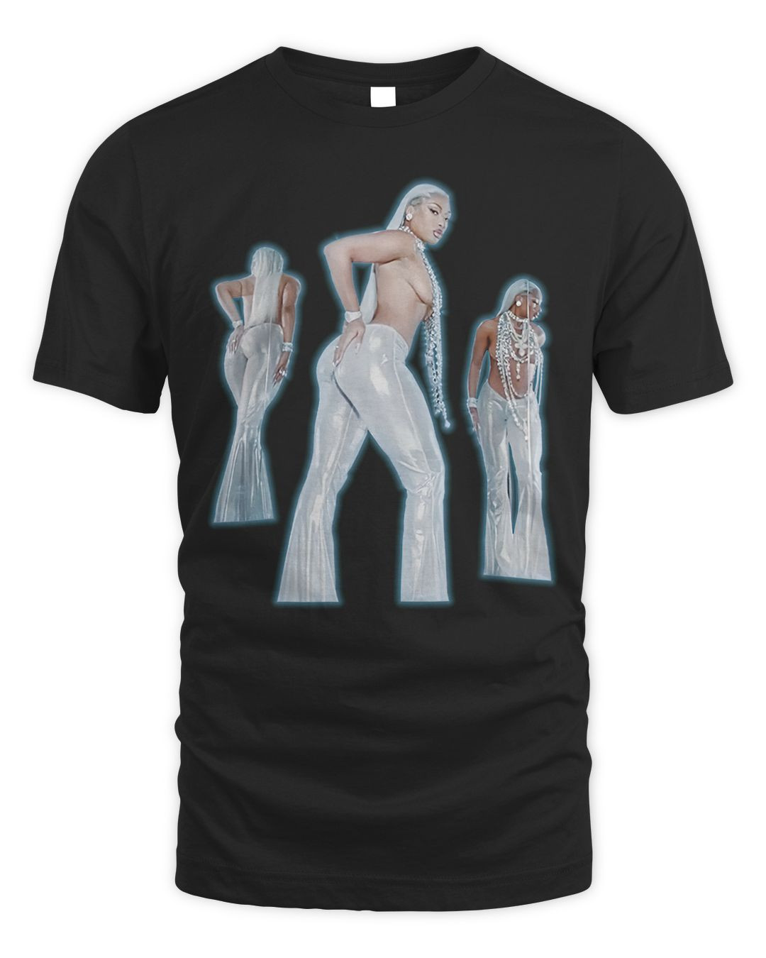 Megan Thee Stallion Merch Hiss Silver Photo Shirt