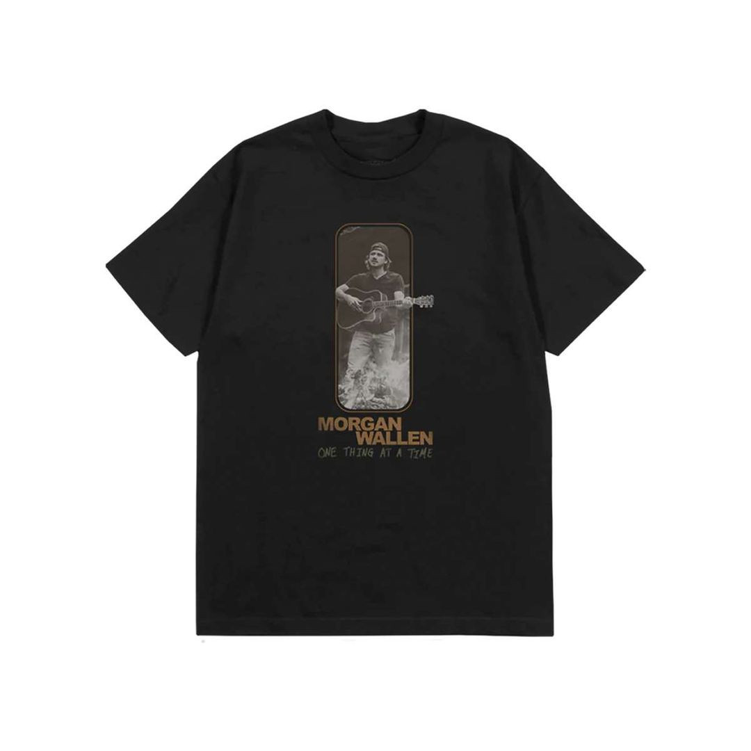 Morgan Wallen Guitar Tracklist Black T-shirt