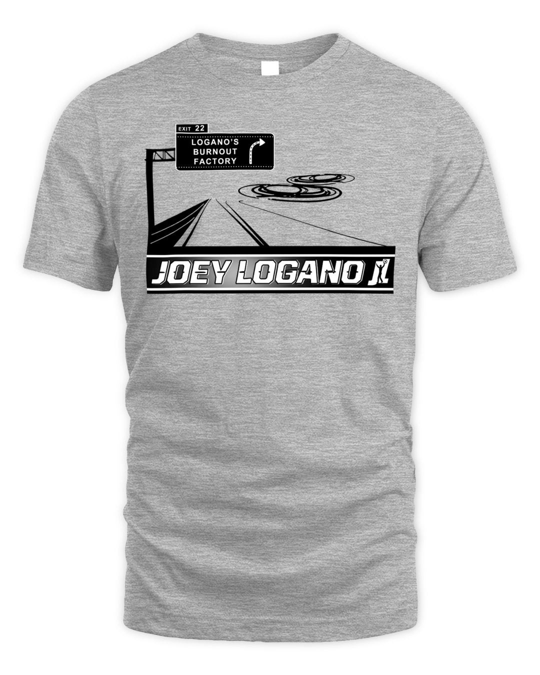 Joey Logano Merch Logano's Burnout Factory Shirt