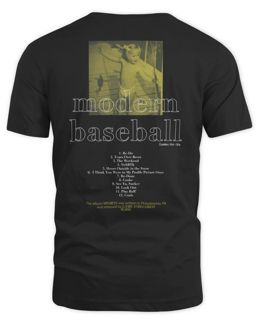 Modern Baseball Merch Sports Shirt