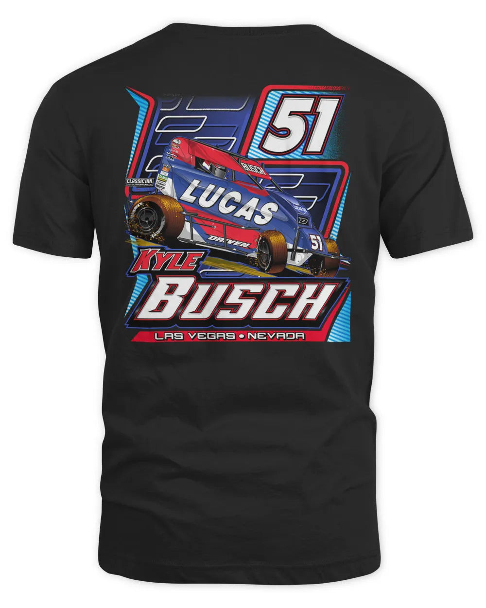 Kyle Busch #51 Lucas Oil Black Micro Hoodie Sweatshirt