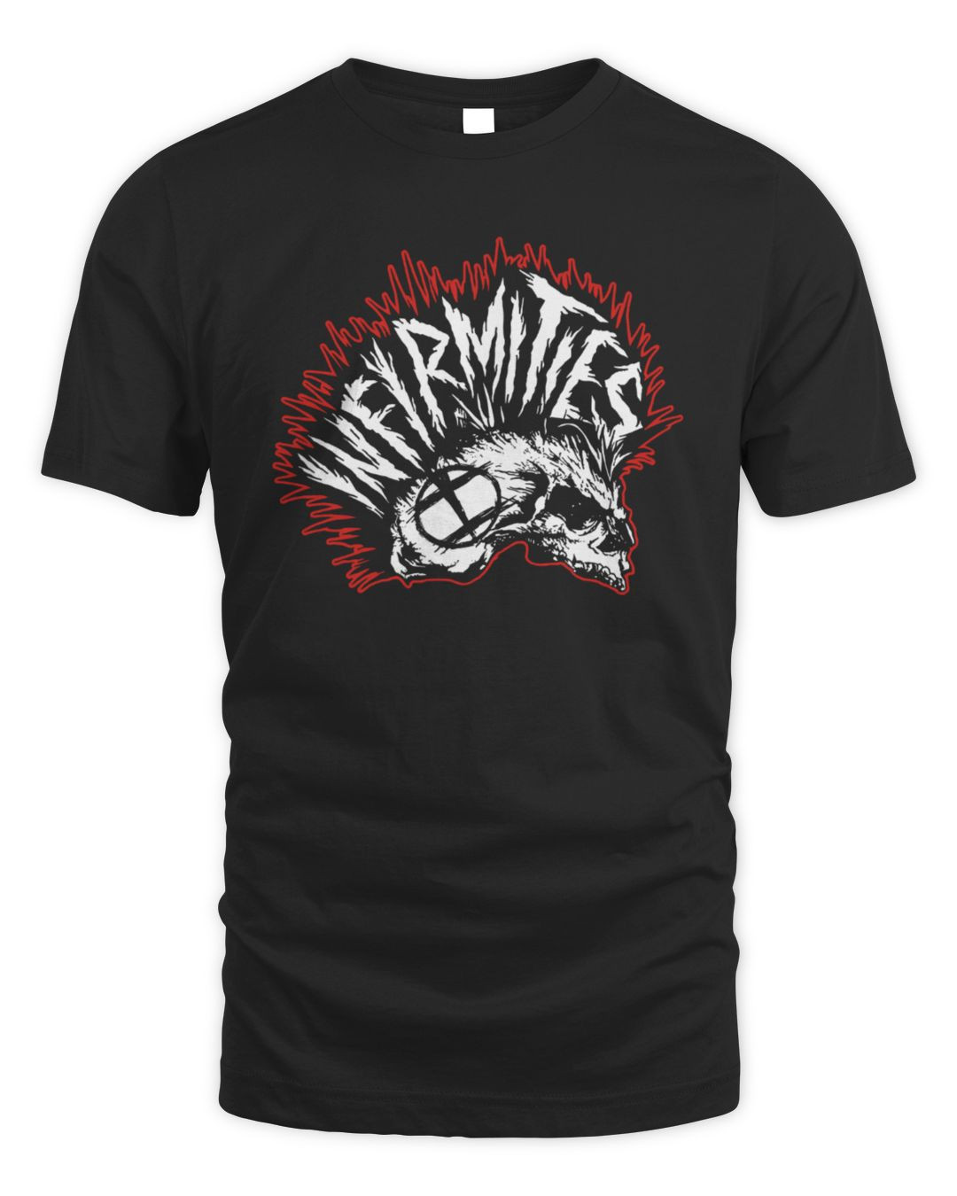 Infirmities Merch Infirmities Skull Hawk Logo Short Sleeve Tshirt