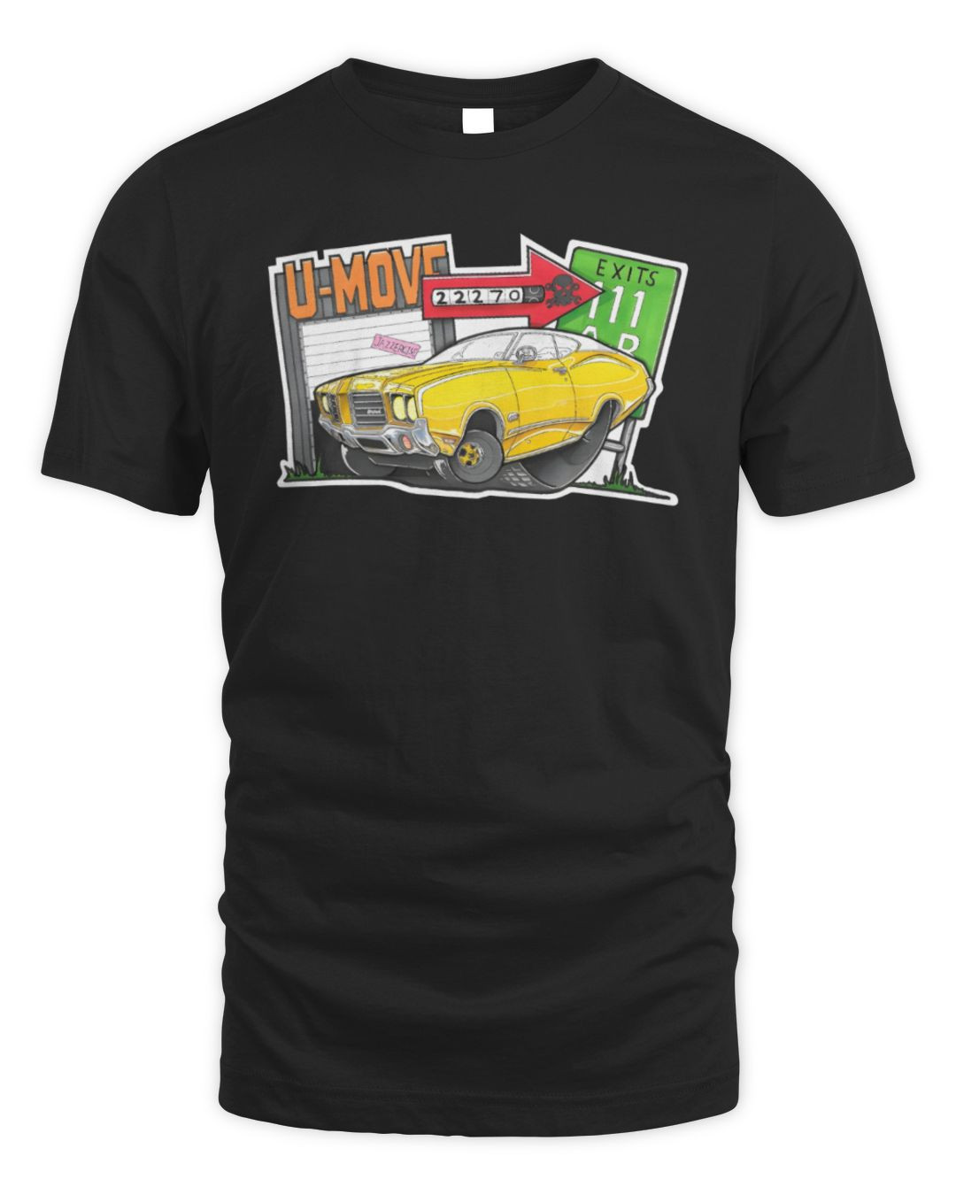 Junkyard Digs Shop 1972 Cutlass Black Merch Hoodie