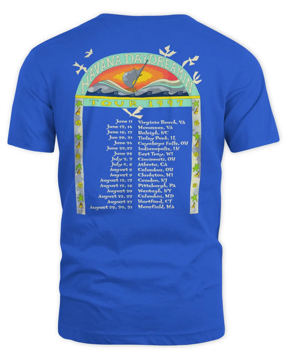 Jimmy Buffett Merchandise 1997 Havana Daydreamin' Shirt