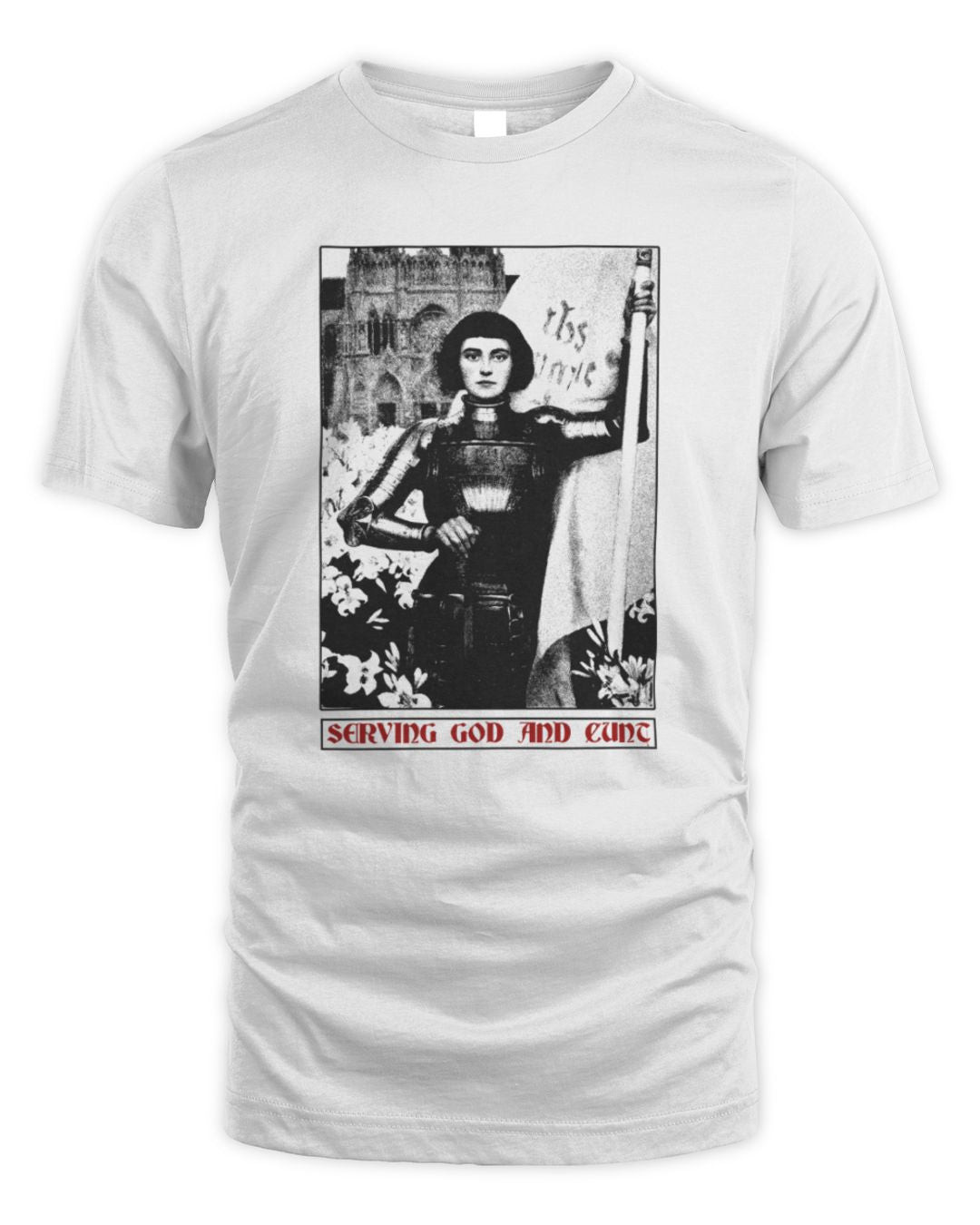 Joan Of Arc White Merch Hoodie