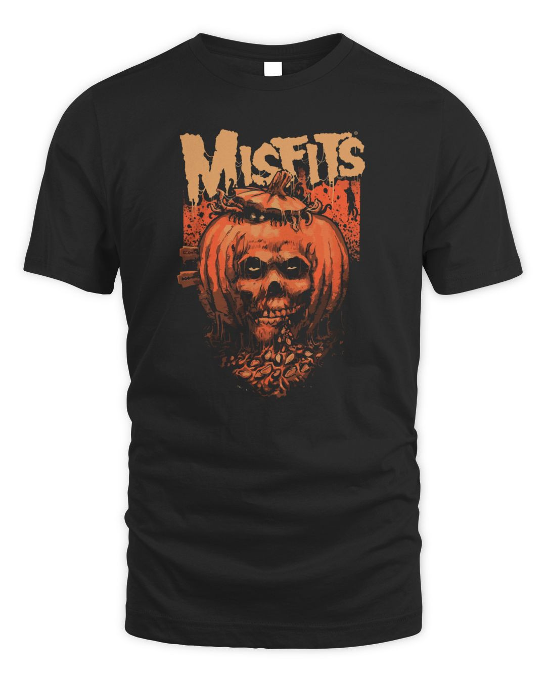 Misfits Merch Godmachine Razor Blade Pumpkin Shirt