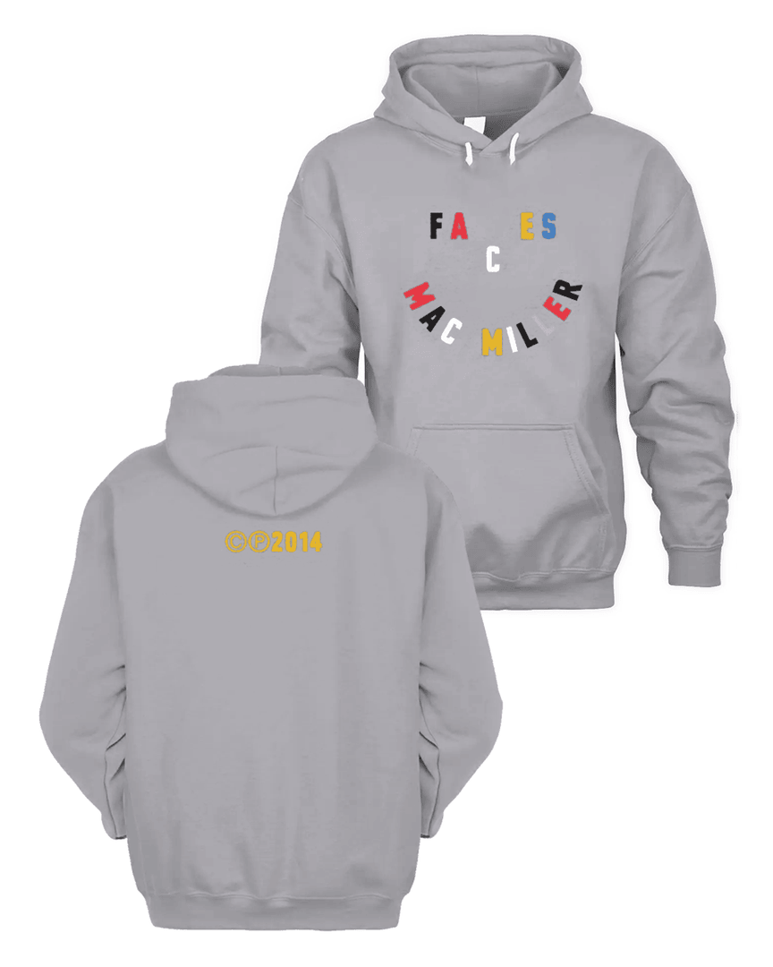 Mac Miller Faces 10 Year Smile 2014 -2024 Hoodie