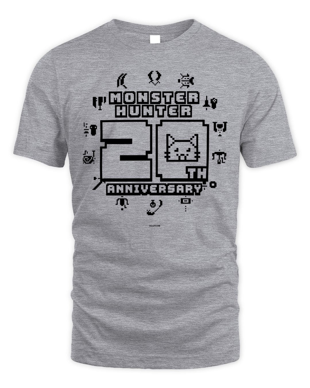 Monster Hunter Merchandise 20th Anniversary Cute Logo Shirt