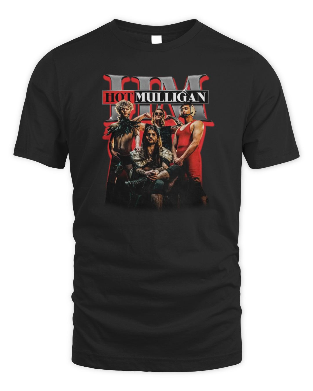 Hot Mulligan Merch Wrestling Promo T-shirt