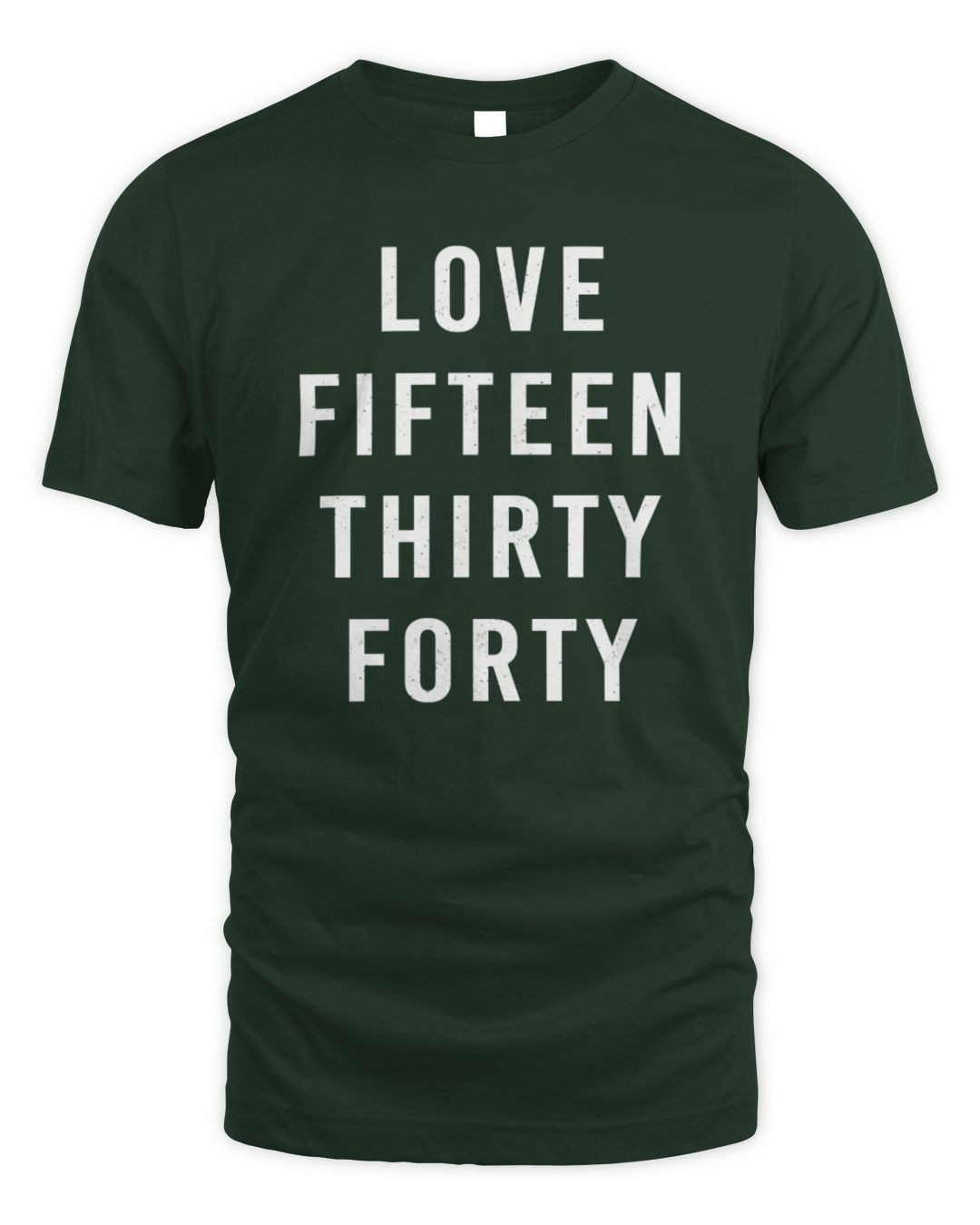 Love Fifteen Thirty Forty Green Merch Hoodie