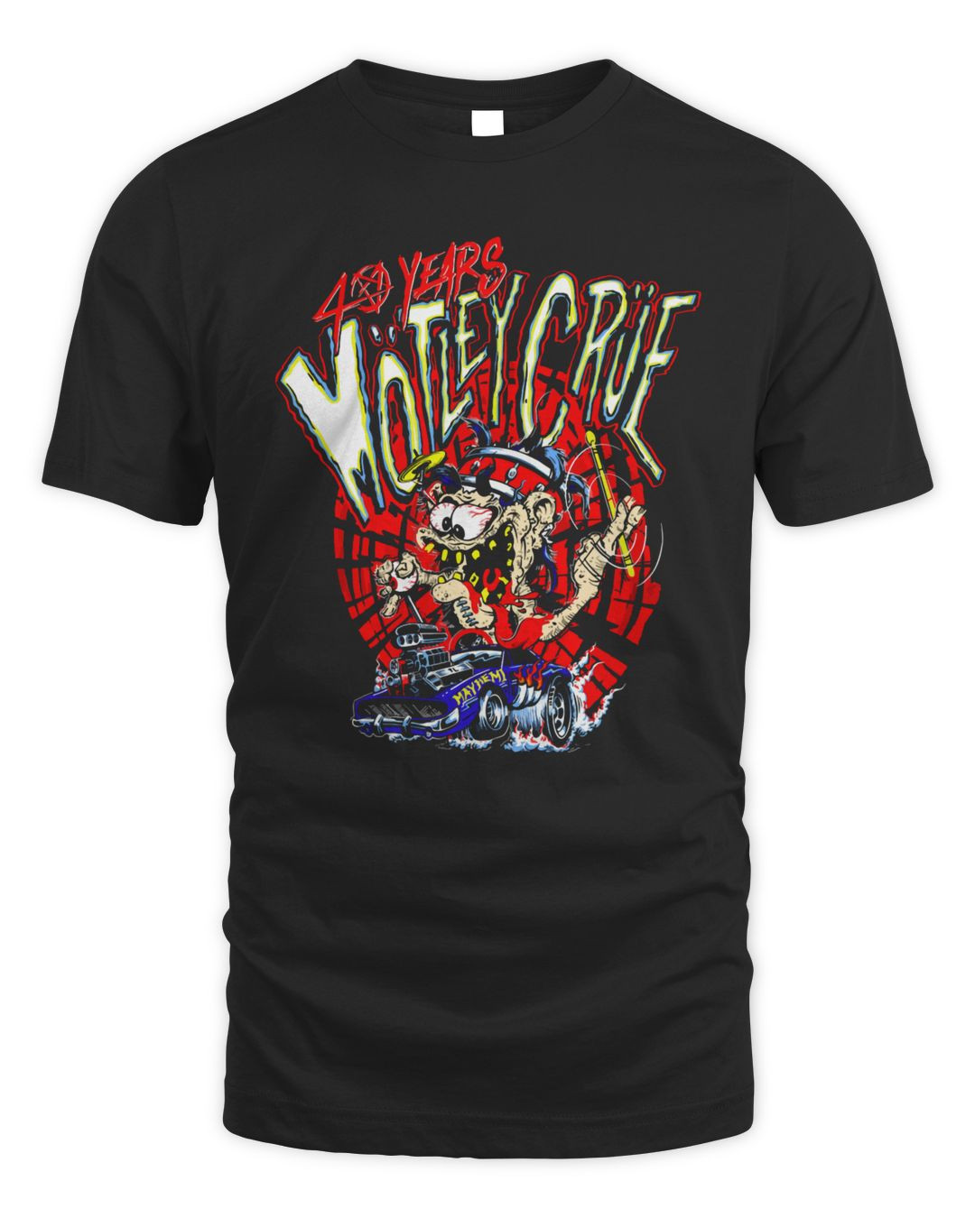 Motley Crue Merch Tommy Illustration Shirt