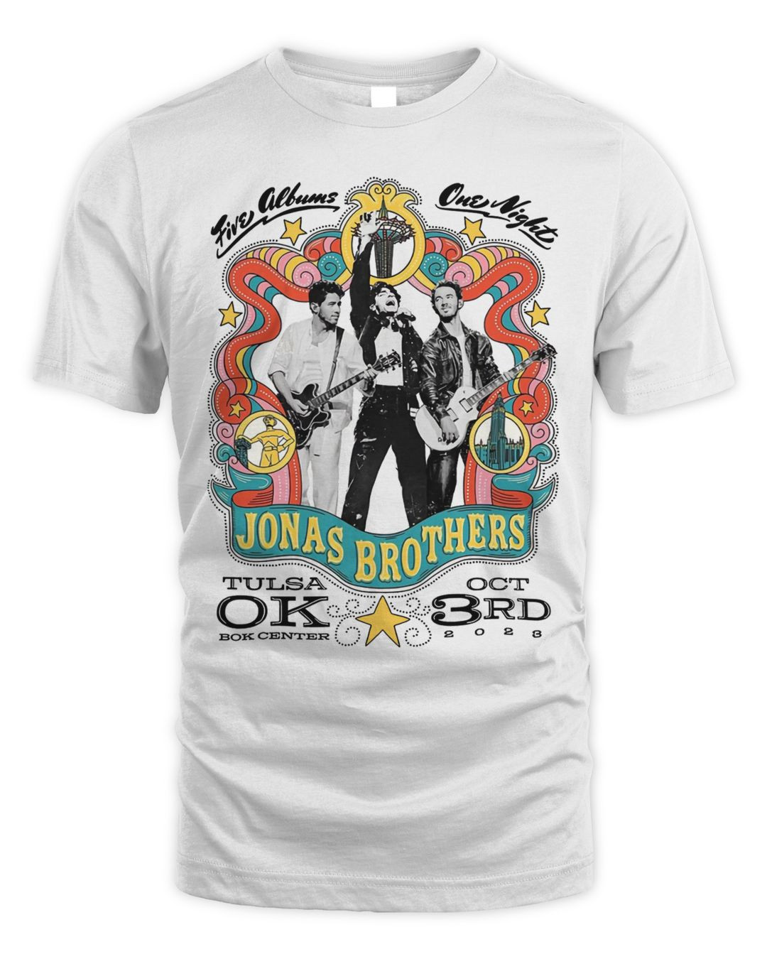 Jonas Brothers Merch Tulsa Shirt
