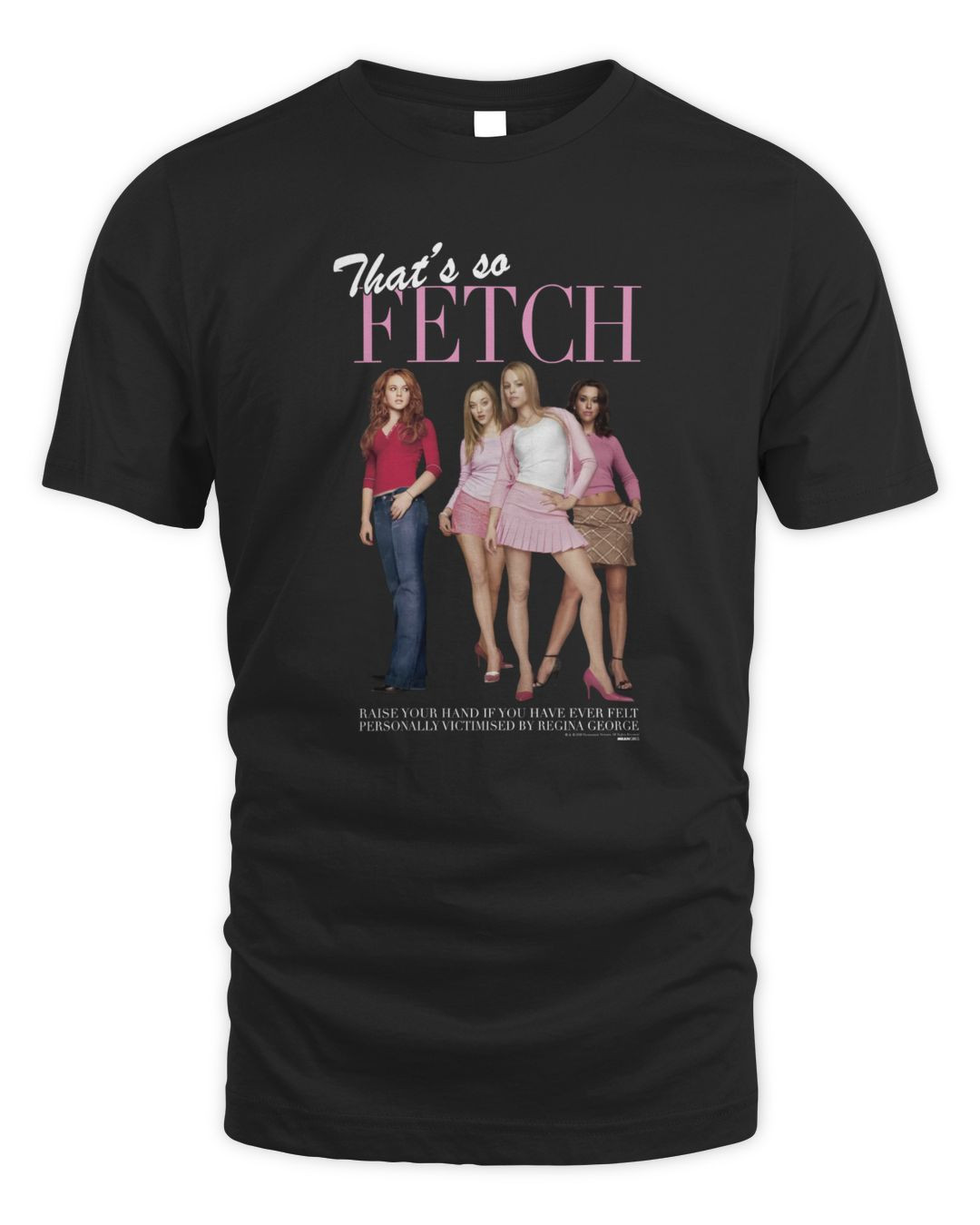 Mean Girls That's So Fetch Black T-shirt