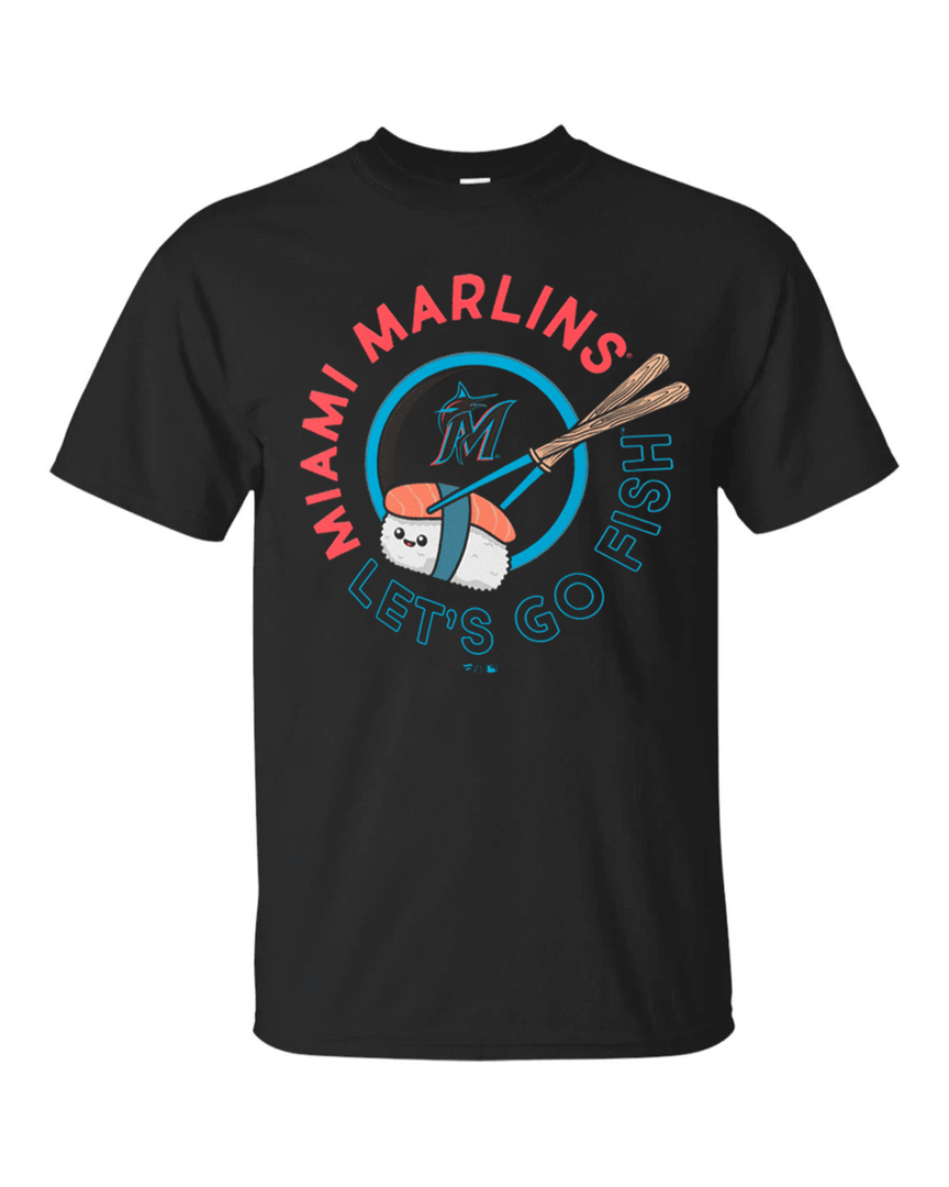 Miami Marlins Let's Go Fish T Shirt