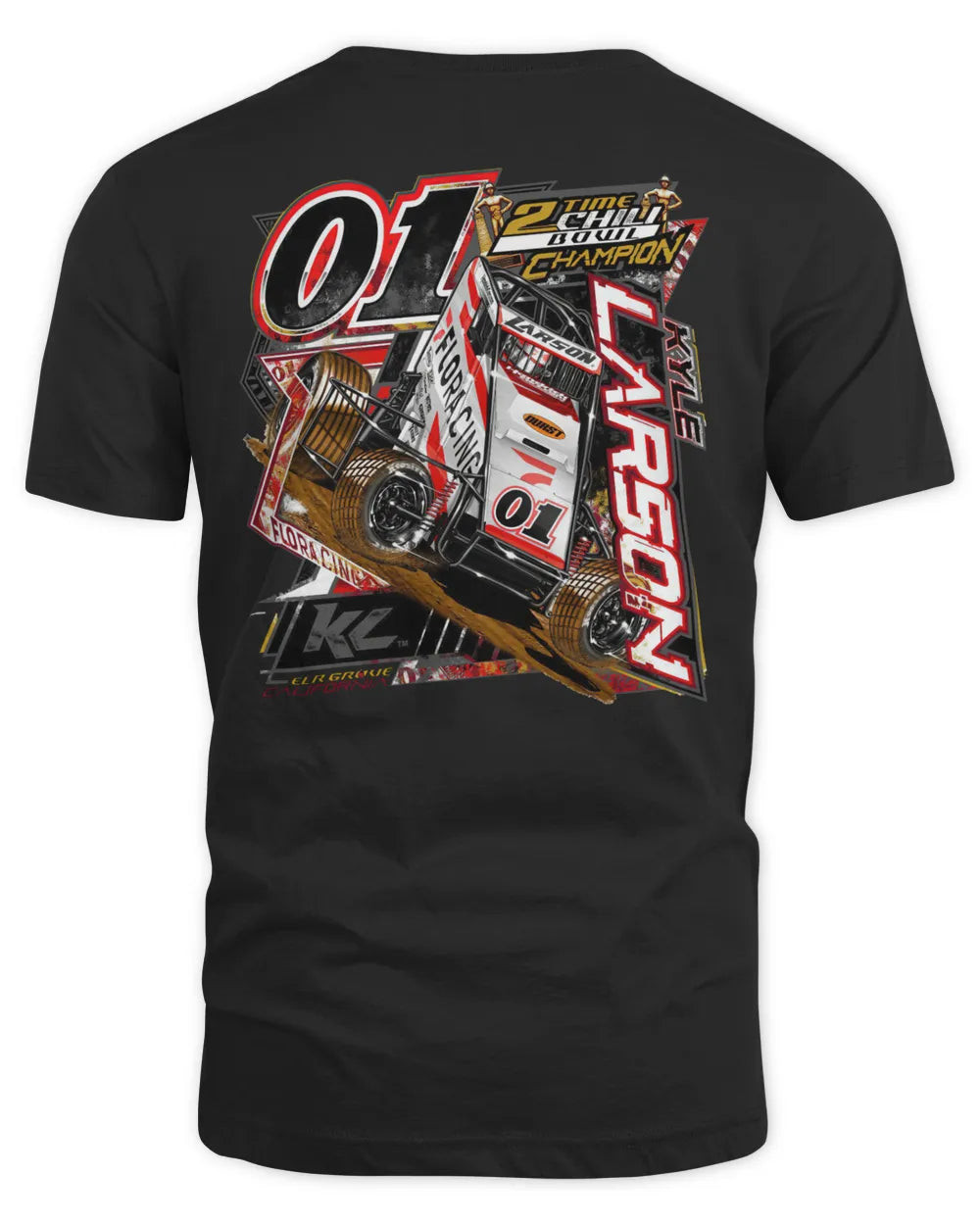 Kyle Larson Merch Chili Bowl 22 Shirt