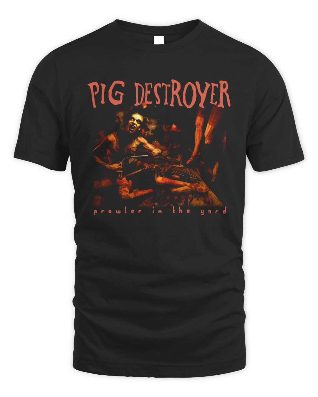 Massacre Official Merch Pig Destroyer Prowler In The Yard T-shirt