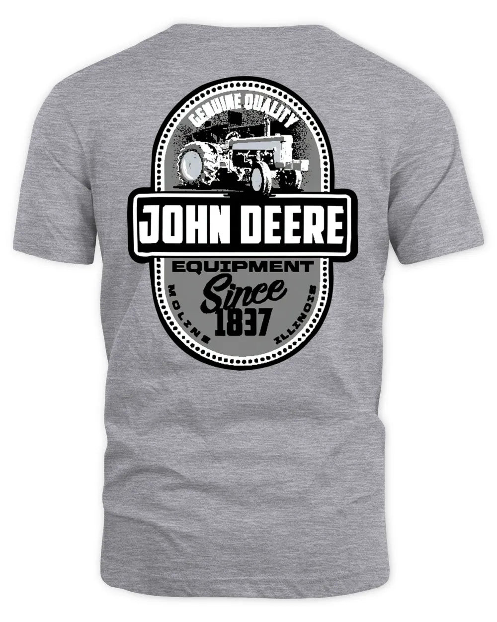 John Deere Merchandise Black & White Tractor Shirt