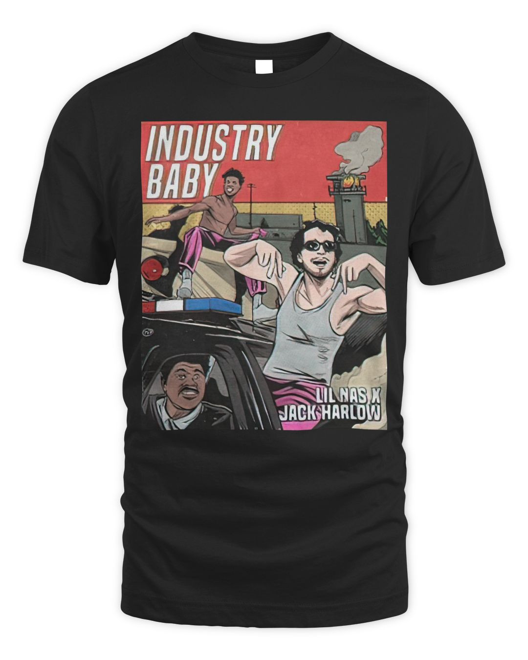 Lil Nas Merch Industry Baby Comic Art Shirt