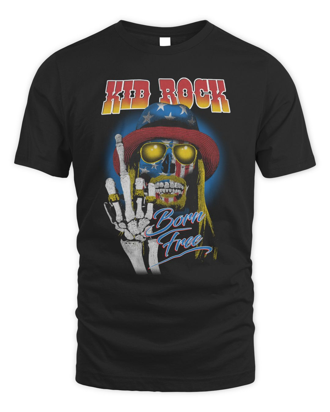 Kid Rock Merchandise Skull Finger Shirt