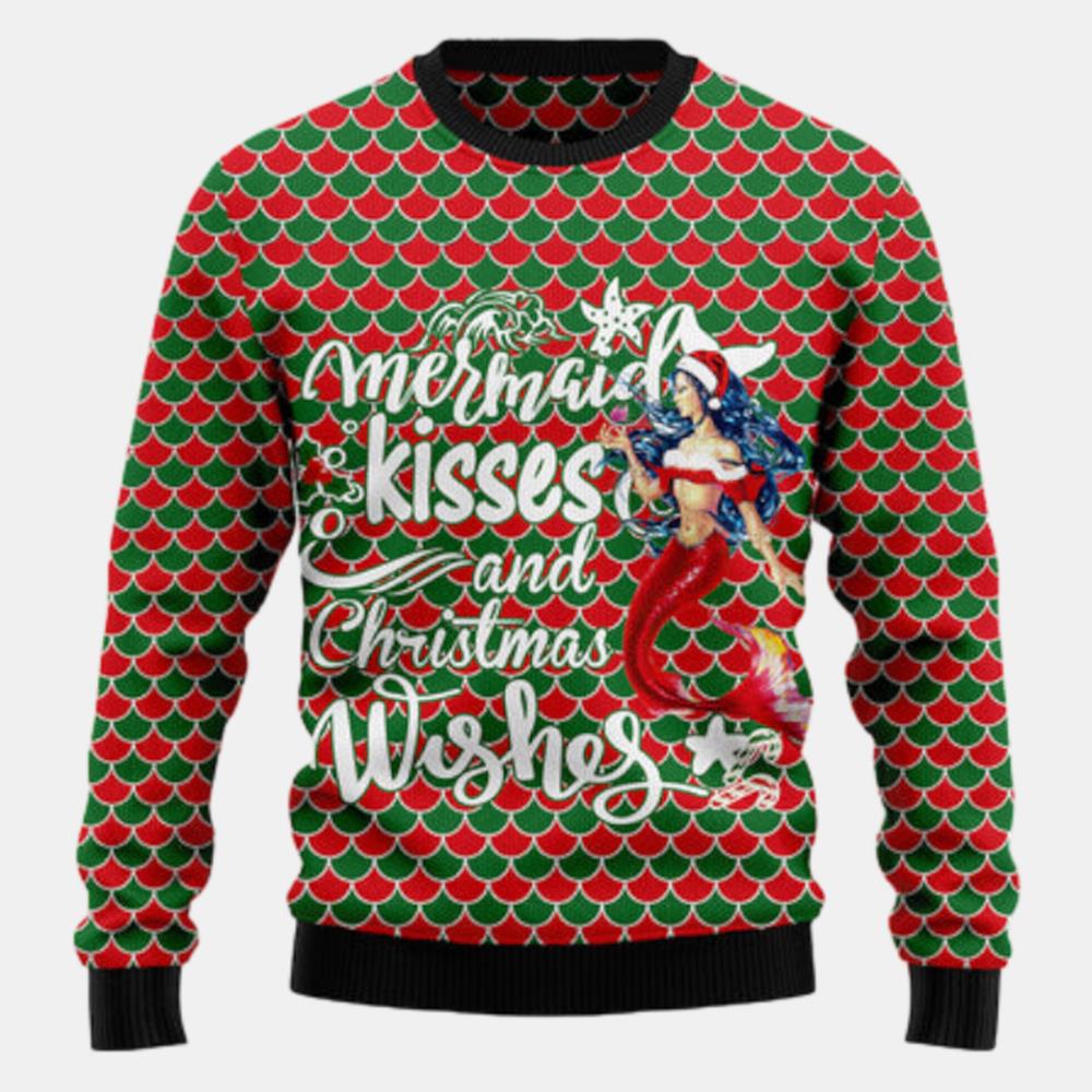 Mermaid Christmas Ugly Sweater