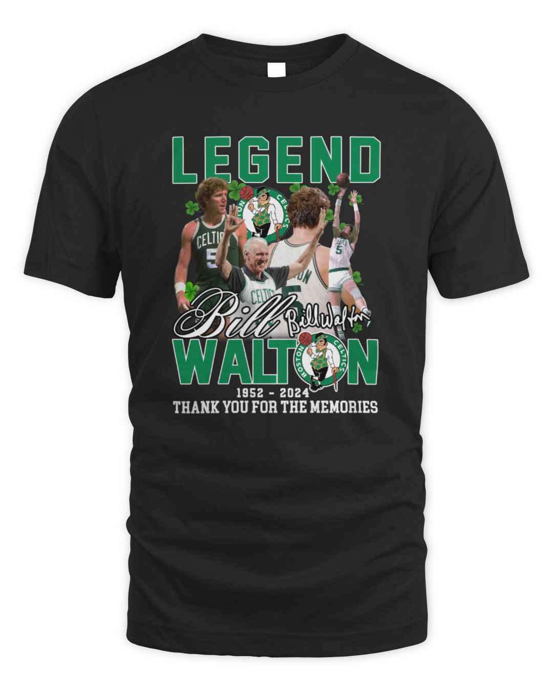 Legend Bill Walton 1952-2024 Thank You For The Memories T-shirt