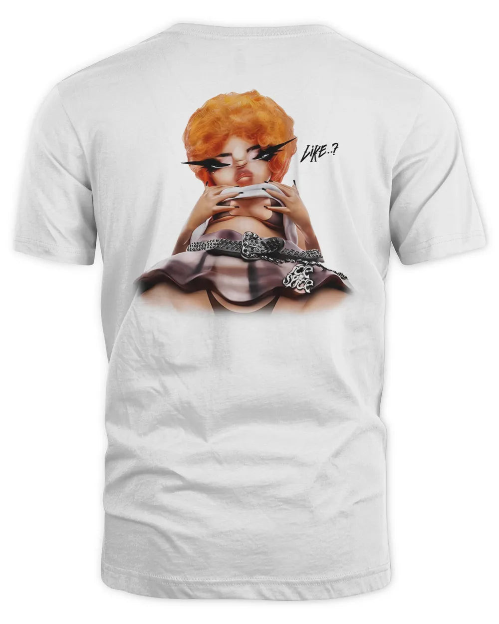 Ice Spice Merch Like White Shirt