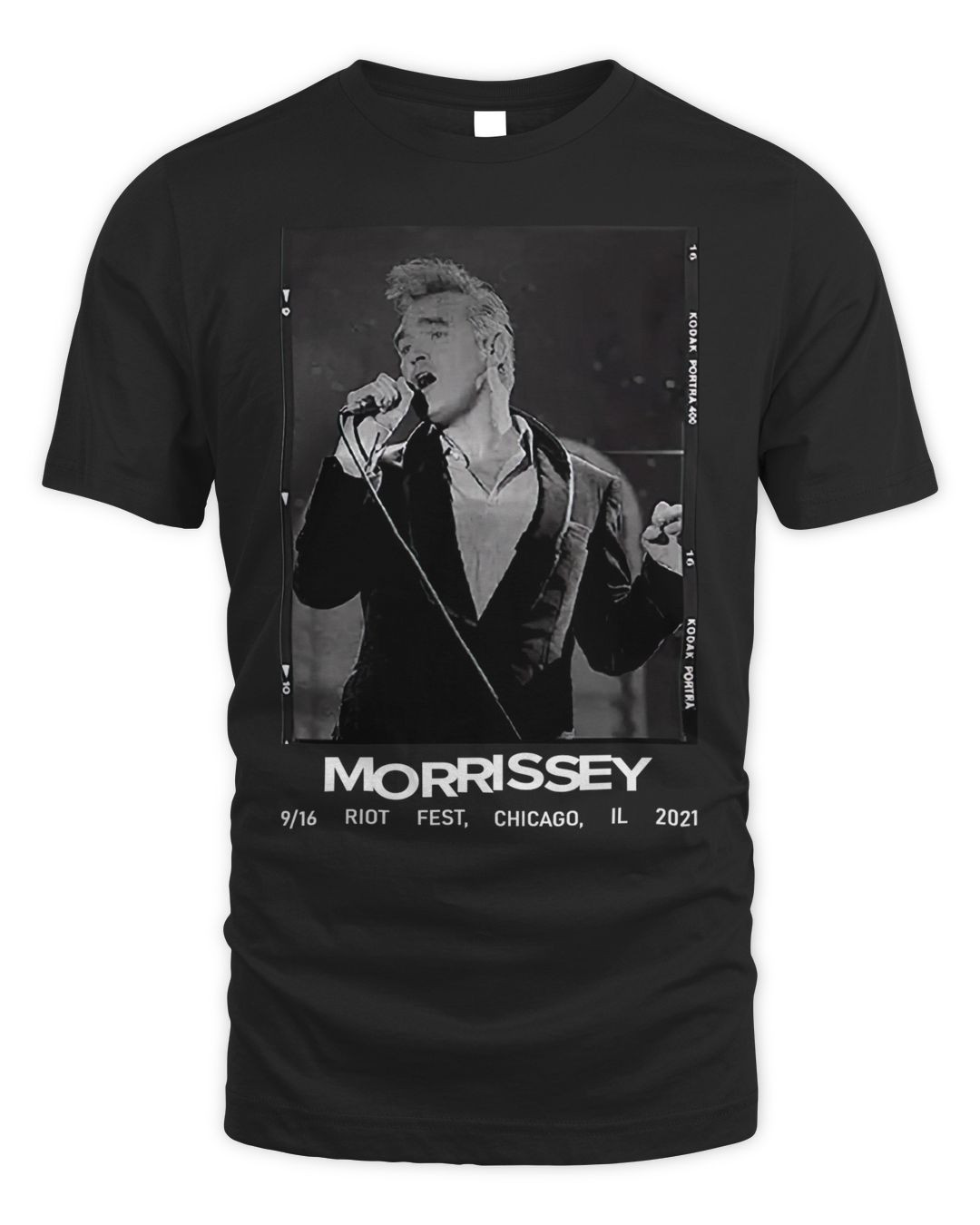 Morrissey Merch Photo Proof - Riot Fest Shirt
