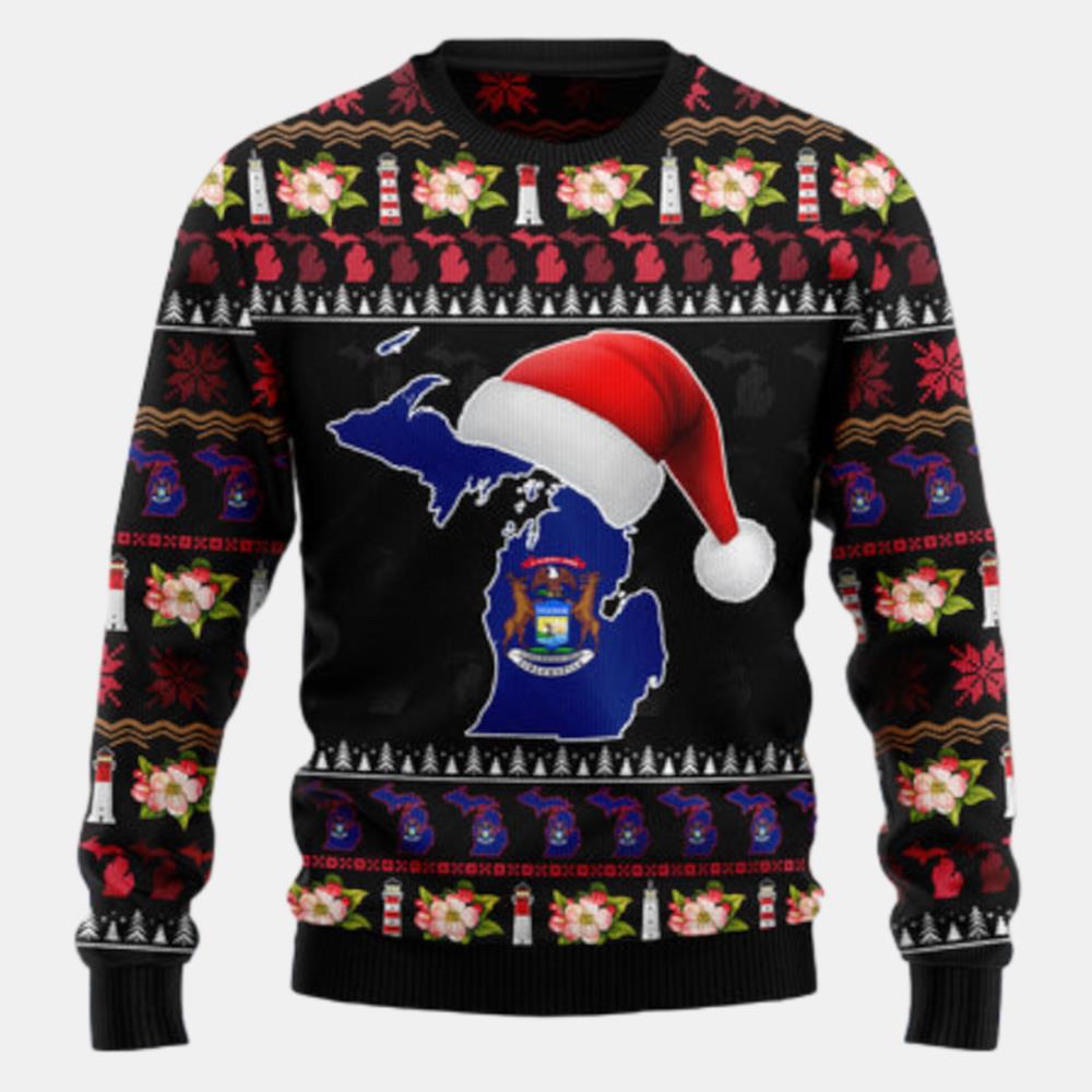 Michigan Christmas Ugly Sweater