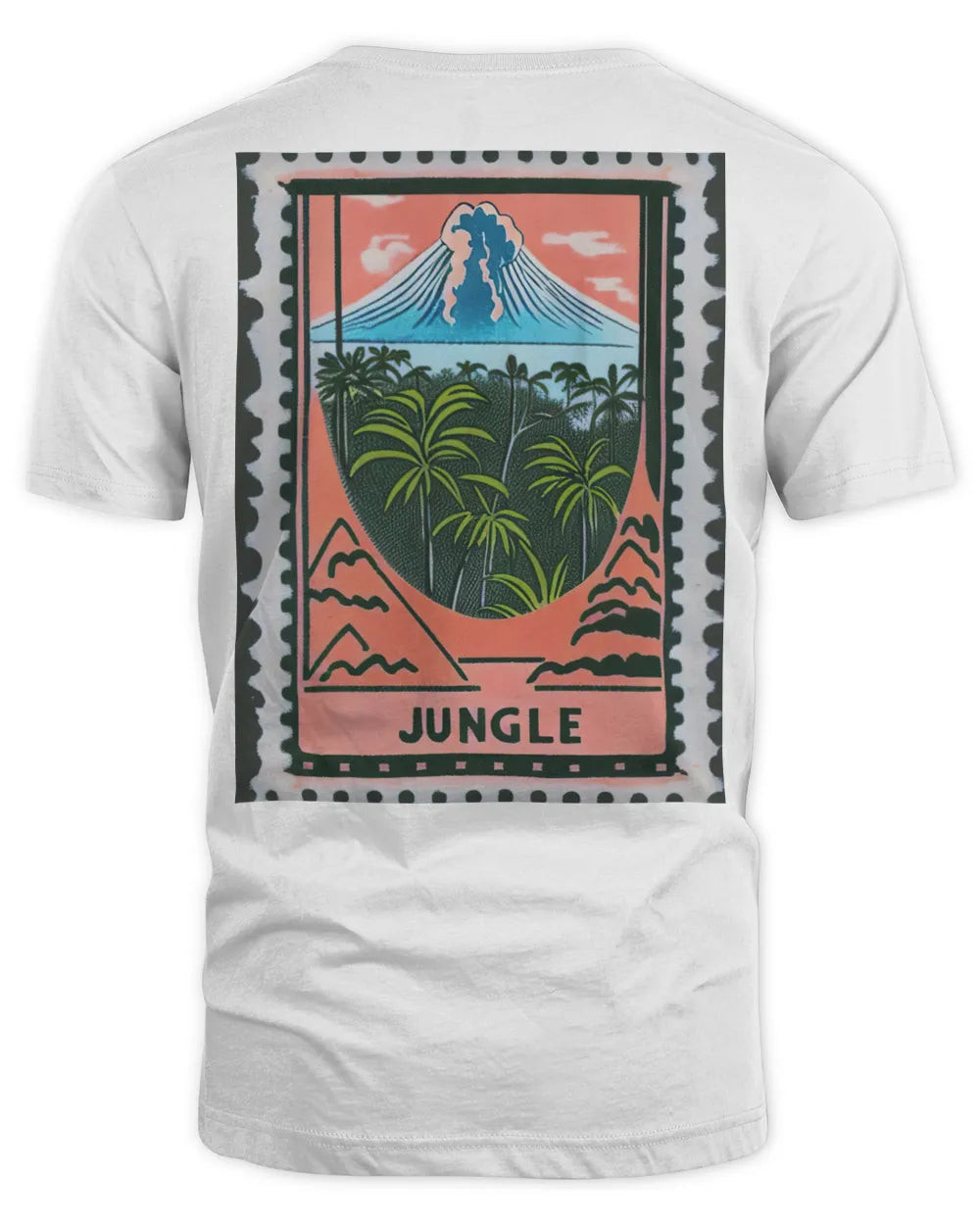 Jungle Merch Volcano Paradise Stamp Shirt