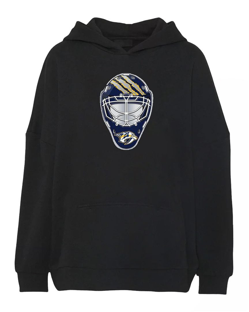 Nashville Predators Goalie Mask Front Hoodie