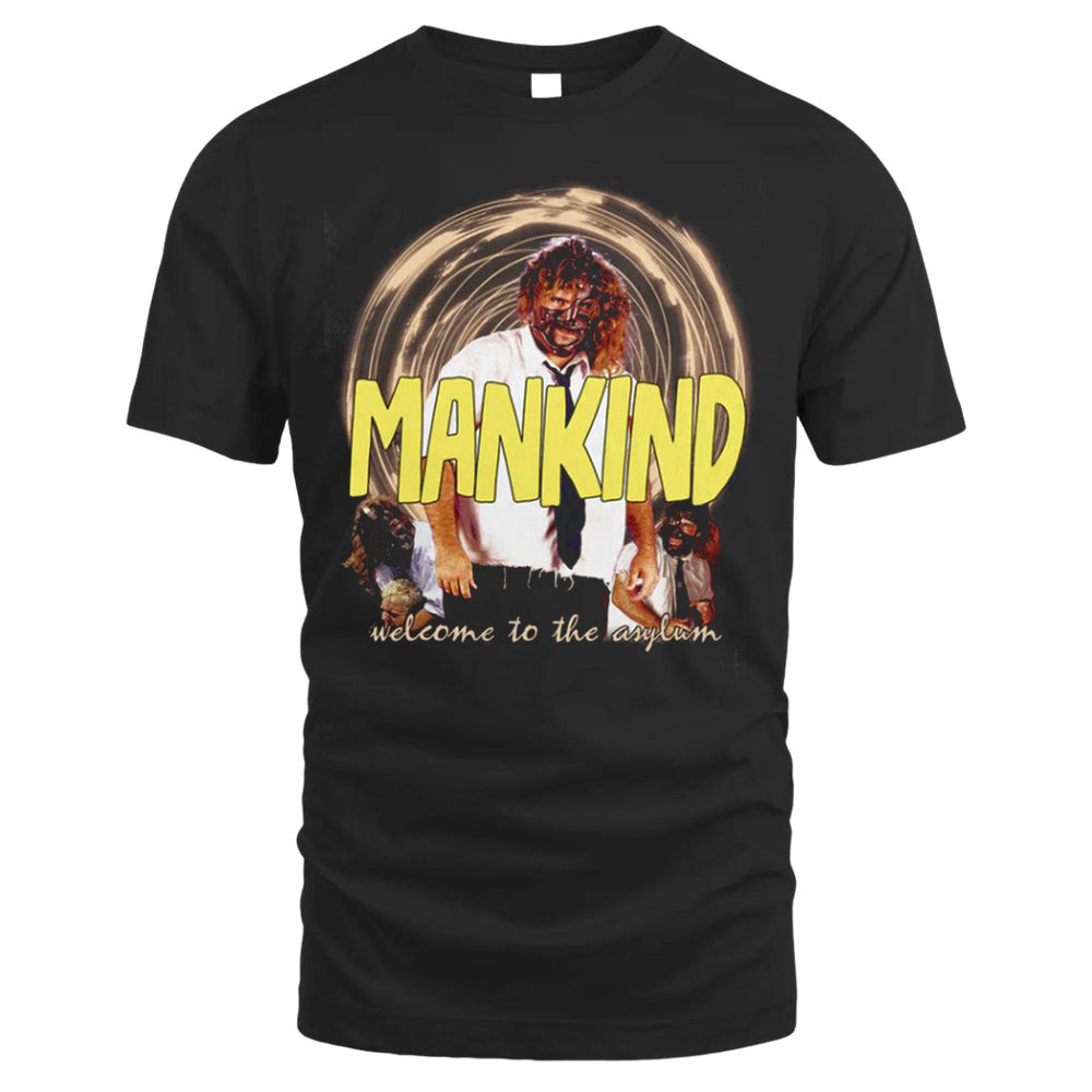 Mankind Asylum Tee, Vintage T-shirt Style