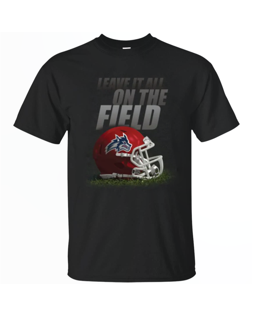 Leave It All On The Field Stony Brook Seawolves Gridiron T Shirt
