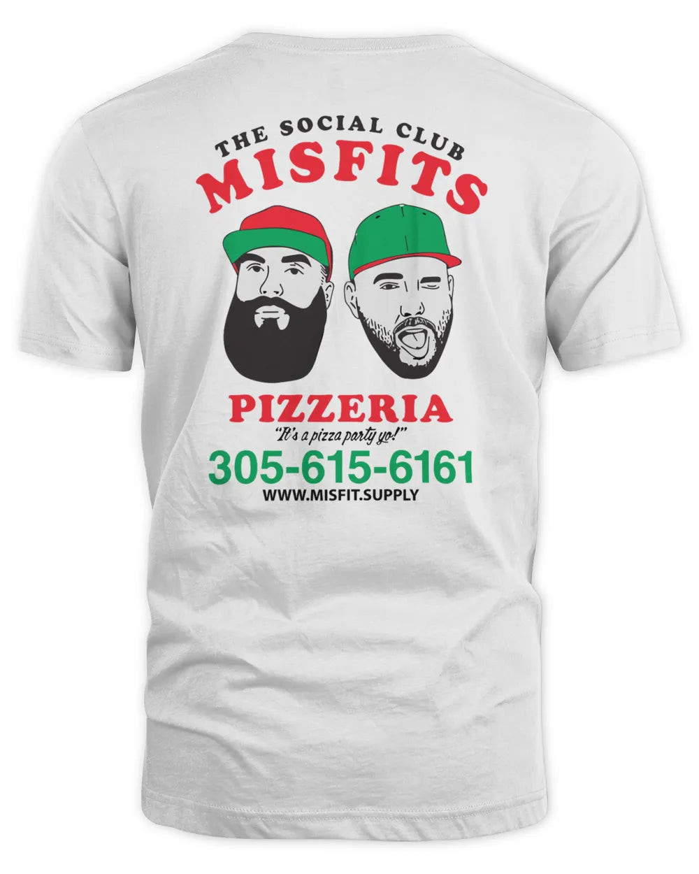 Misfits Pizza Company Tee Shirt