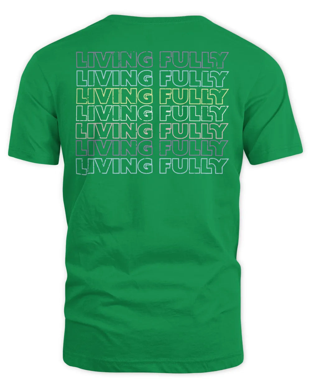Livingfully Merch Rainbow Shirt