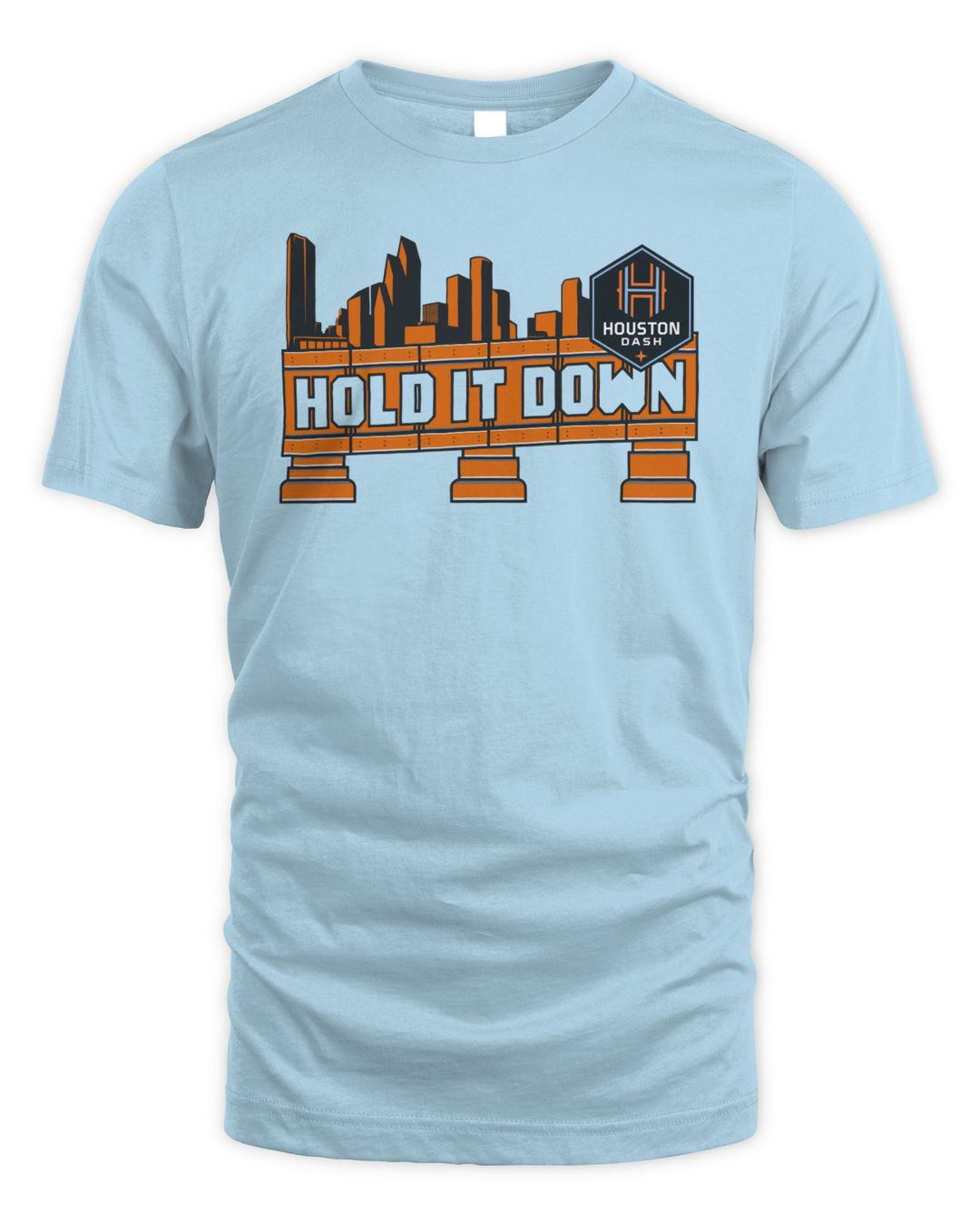 Houston Dash Shop Hold It Down Skyline T Shirt