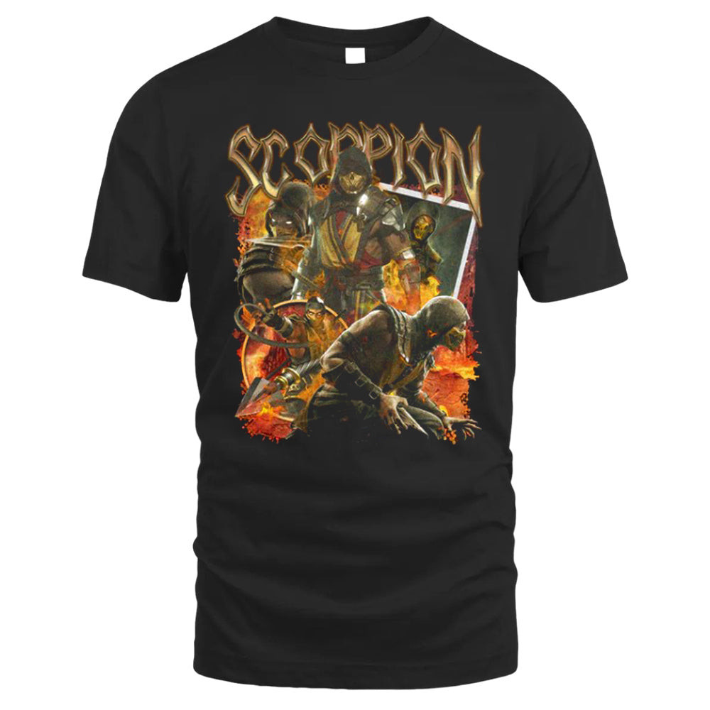 Mortal Kombat Scorpion Tee, Vintage T-shirt Style