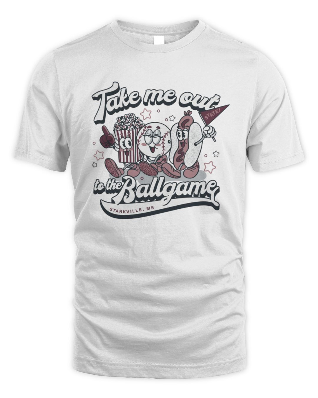 Mississippi State Gameday Friends Youth T Shirt