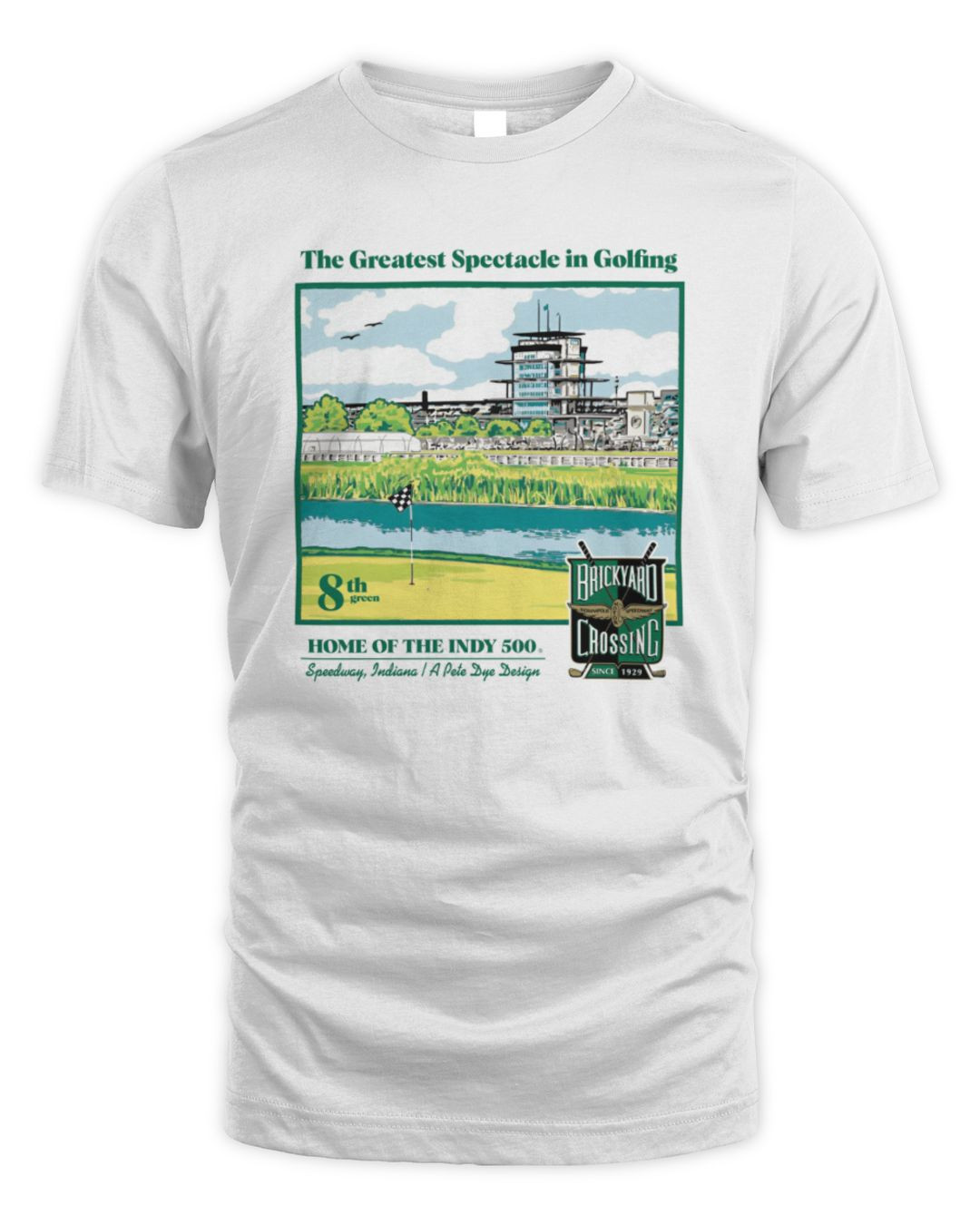 Ims Golf Course Eighth Green Vintage Heavyweight T Shirt
