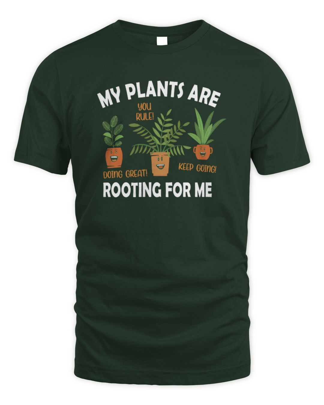 My Plants Are Rooting For Me Green Merch Hoodie