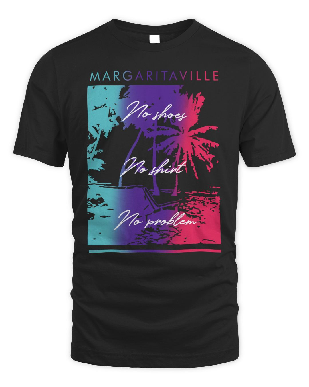 Margaritaville Merchandise No Shoes, No Shirt, No Problem Shirt