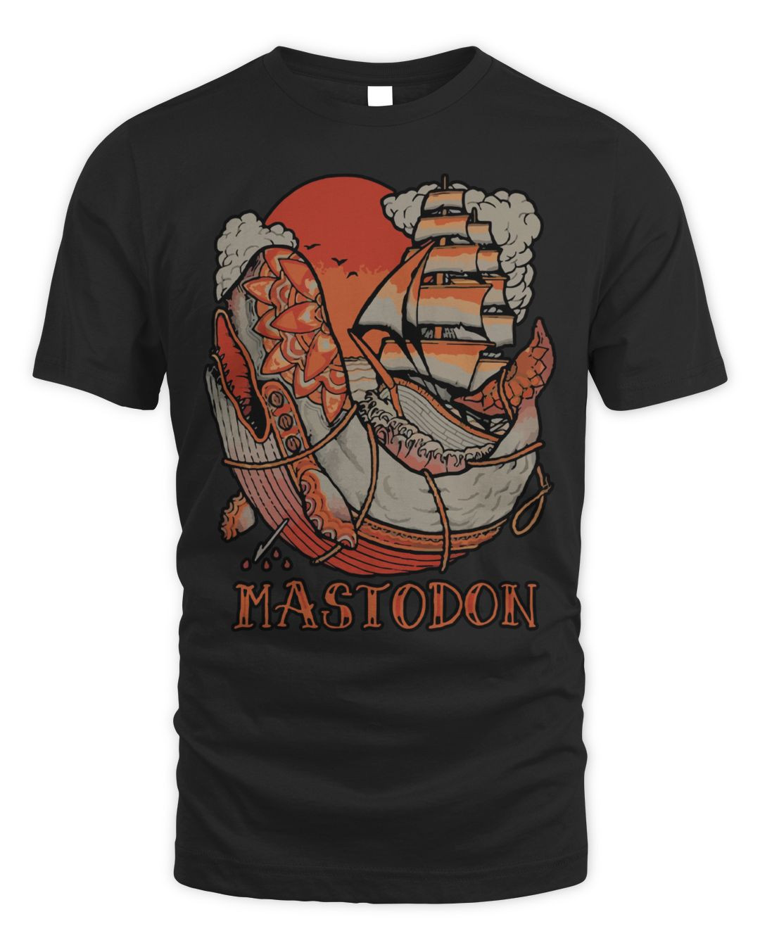 Mastodon Merch Leviathan Tattoo Shirt