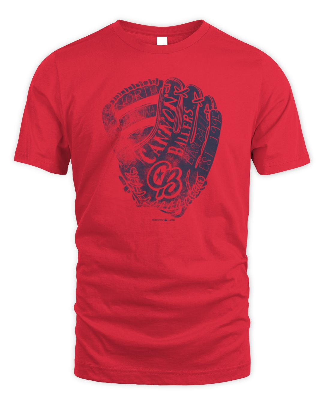 Kannapolis Cannon Ballers Baseball Est 1995 Softball Gloves Shirt